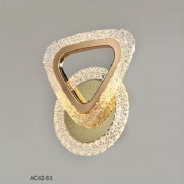 AC 42 - 83: Đèn gắn tường LED - KT: 180mm x H210mm - Đèn LED 24W ánh sáng đổi 3 màu