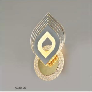 AC 42 - 90: Đèn gắn tường LED - KT: 180mm x H300mm - Đèn LED 24W ánh sáng đổi 3 màu
