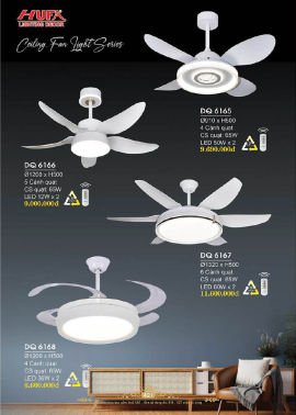 CATALOGUE ĐÈN HUFA ( CK TỪ 55%-65%)