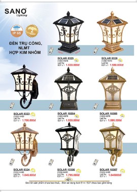 CATALOGUE ĐÈN SANO 2026-2027 ( Chiếc khấu từ 55%-58%)