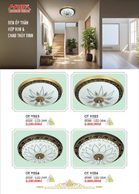 CATALOGUE ĐÈN HUFA ( CK TỪ 55%-65%)