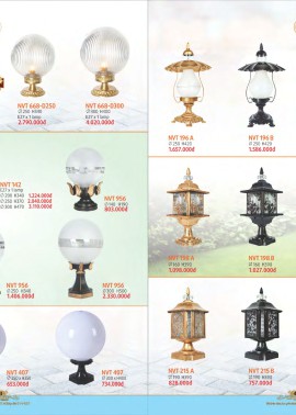CATALOGUE ĐÈN NAM LONG ( NETVIET) - CK từ 55%-60%
