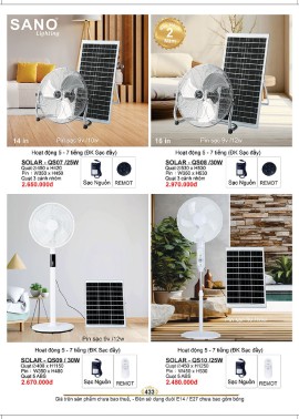 CATALOGUE ĐÈN SANO 2026-2027 ( Chiếc khấu từ 55%-58%)