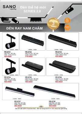 CATALOGUE ĐÈN SANO 2026-2027 ( Chiếc khấu từ 55%-58%)