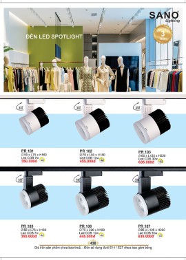 CATALOGUE ĐÈN SANO 2026-2027 ( Chiếc khấu từ 55%-58%)