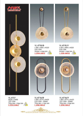 CATALOGUE ĐÈN HUFA ( CK TỪ 55%-65%)