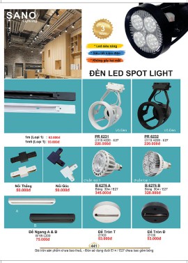 CATALOGUE ĐÈN SANO 2026-2027 ( Chiếc khấu từ 55%-58%)