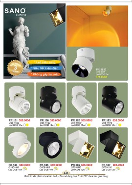 CATALOGUE ĐÈN SANO 2026-2027 ( Chiếc khấu từ 55%-58%)