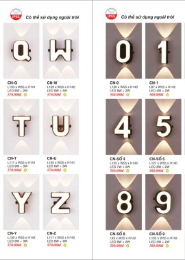 CATALOGUE ĐÈN TRANG TRÍ EUROTO 2025 ( CK từ 55%-60%)