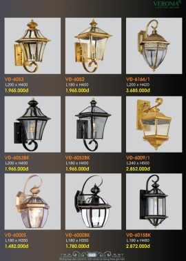 CATALOGUE ĐÈN VERONA 2026 ( CK từ 50%-60%)