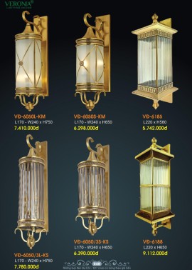 CATALOGUE ĐÈN VERONA 2026 ( CK từ 50%-60%)