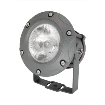 E - FNT- 05: Đèn pha ngoài trời LED COB 10W - KT: Ø110mm x H100mm - Ánh sáng trắng/vàng