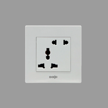 K50-88017: Bộ ổ cắm 3 chấu đa năng + ổ cắm 2 chấu