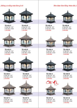 CATALOGUE ĐÈN TRANG TRÍ EUROTO 2025 ( CK từ 55%-60%)