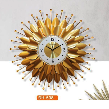 HF - ĐH - 508: Đồng hồ trang trí  - KT:  L700mm x H700mm