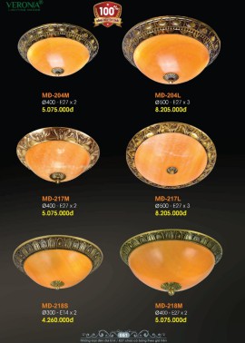 CATALOGUE ĐÈN VERONA 2026 ( CK từ 50%-60%)