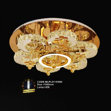 CODE: MPLL5115/800: Đèn áp trần LED Phale - KT: Ø800mm - Đèn LED đổi 3 màu