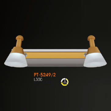 VE - PT - 5249/2: Đèn rọi tranh/gương đôi - KT: L300mm - Đèn LED đổi 3 màu