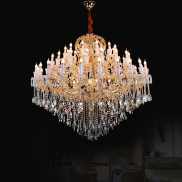 35-DC5281T60: Đèn chùm nến Phale 60 tay - KT: Ø1800mm x H1600mm - Bóng đèn nến E14 x 60 bóng