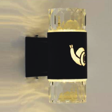 SN - GC 5309: Đèn gắn tường ngoài trời - KT: Ø90mm x H210mm - Đèn LED 9W x 2 + 3W, ánh sáng đổi 3 màu