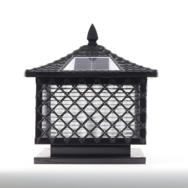 TD - 54: Đèn đầu trụ NLMT - KT: L300mm x W300mm  - Bóng đèn LED +  E27 x 1