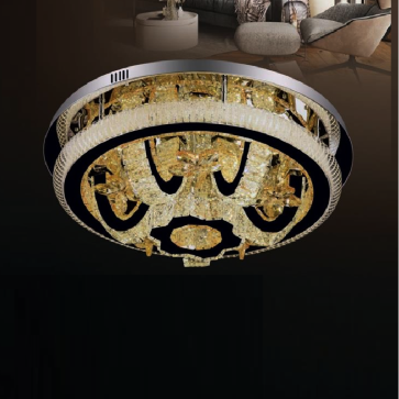 HF - ML 562: Đèn áp trần LED - KT: Ø600mm x H200mm - Đèn LED 160W đổi 3 màu - Remote