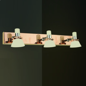 HF - SG - 5627/3: Đèn rọi gương/tranh 3 bong - KT: L450mm x W60mm x H150mm - Đèn LED 7W x 3  ánh sáng đổi 3 màu