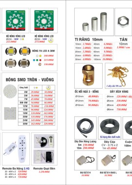 CATALOGUE ĐÈN TRANG TRÍ EUROTO 2025 ( CK từ 55%-60%)