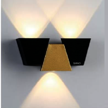 SN - VL 5772: Đèn gắn tường LED - KT: W21mm x H100mm - Đèn LED 6W, ánh sáng vàng 3000K