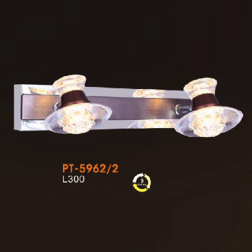 VE - PT - 5962/2: Đèn rọi tranh/gương đôi - KT: L300mm - Đèn LED đổi 3 màu