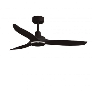 BDC60RM : Quạt trần 3 cánh màu đen, có viền đèn LED