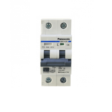 BBDE20631CNV: RCBO 6A 2P