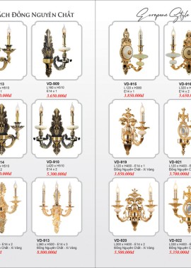 CATALOGUE ĐÈN TRANG TRÍ EUROTO 2025 ( CK từ 55%-60%)