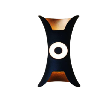 VNT - 6006: Đèn gắn tường ngoài trời -  KT: W80mm x H190mm - Đèn LED ánh sáng vàng 3500K