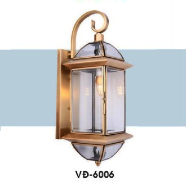 HF - VĐ - 6006: Đèn đồng gắn tường ngoài trời  - KT: L150 mm x H500mm - Bóng đèn E27 x 1