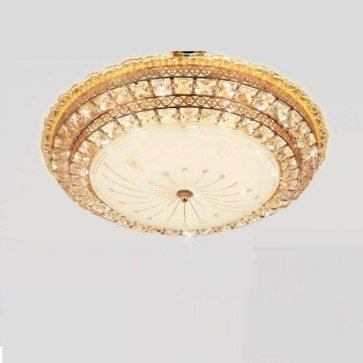 35 - OPLH603: Đèn ốp trần LED chao thủy tinh - KT: Ø600mm - Đèn LED đổi 3 màu