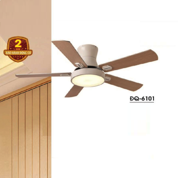 ĐQ - 6101: Quạt trần đèn 5 cánh gỗ