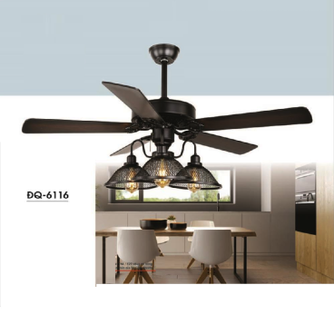 ĐQ - 6116: Quạt trần đèn 5 cánh gỡ