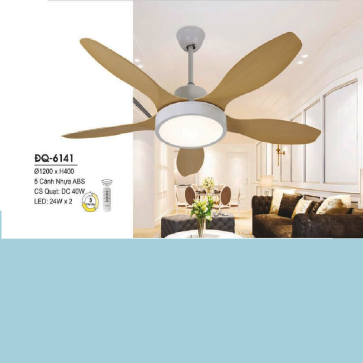 ĐQ-6141: Quạt trần đèn LED