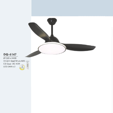 ĐQ-6147: Quạt trần đèn LED