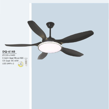 ĐQ-6148: Quạt trần đèn LED
