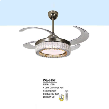ĐQ-6157: Quạt trần đèn LED