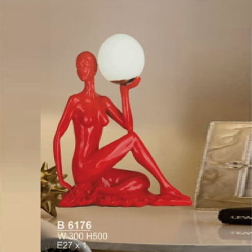 SN - B 6176: Đèn đặt tủ đầu giường/đèn bàn - KT: W300mm x H500mm -  Bóng đèn E27 x 1 bóng