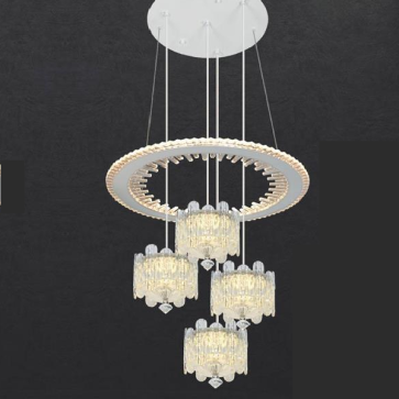 NV - NB 619/4: Đèn thả LED - KT: Ø400mm x H800mm - Đèn LED đổi 3 màu