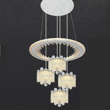 NV - NB 619/4: Đèn thả LED - KT: Ø400mm x H800mm - Đèn LED đổi 3 màu