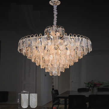 35 - TPL6291T1000: Đèn thả Phale - KT: Ø1000mm - Bóng đèn E14 x 25 bóng