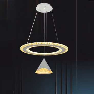 NB 632/1: Đèn thả LED 1 bóng - KT: Ø350mm x H800mm - Đèn LED đổi 3 màu