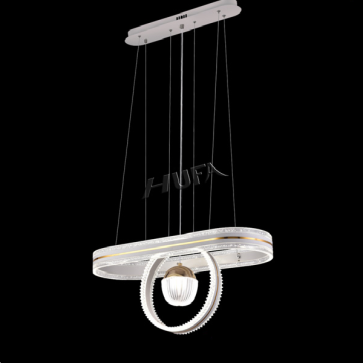 HF - TL 6387: Đèn thả LED - KT: Ø650mmx H1000mm - Đèn LED 48W đổi 3 màu