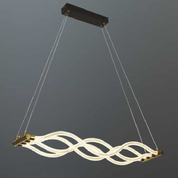 HF - TL - 6545: Đèn thả LED - KT: L850mm x W150mmm x H1100mm - Đèn LED 50W đổi 3 màu