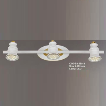 CODE: 6589 - 3: Đèn rọi tranh/gương 3 bóng  - KT: L460mm - Đèn LED ánh sáng vàng